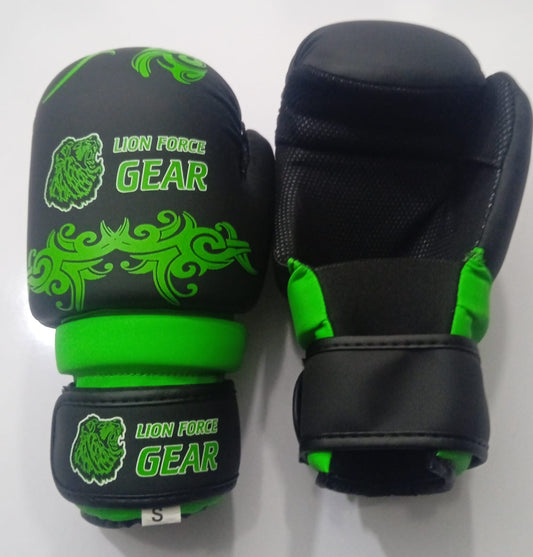 TRIBAL POINTS FIGHTING GLOVES BLACK/GREEN